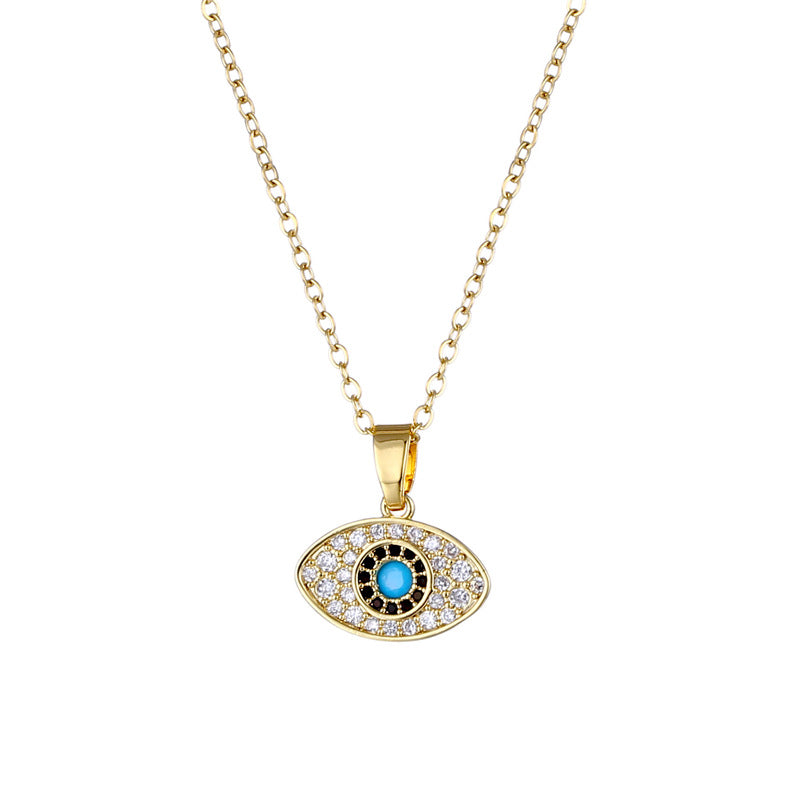 Wholesale Stainless Steel Devil Eye Necklace